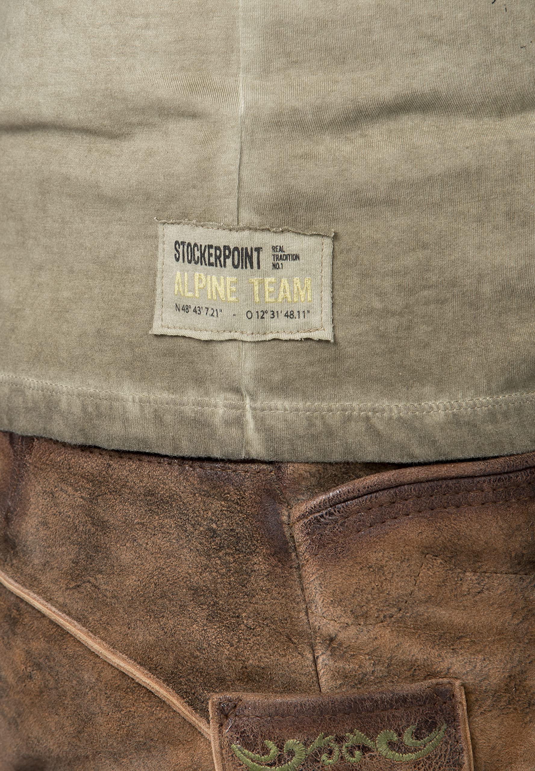 stockerpoint-alpenhero-trachtenshirt-herren-sand-v-ausschnitt image 6