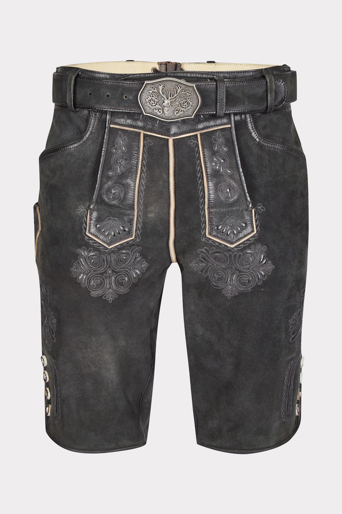 felicitas-herren-lederhose-ostsee-kurz-echtleder image 1