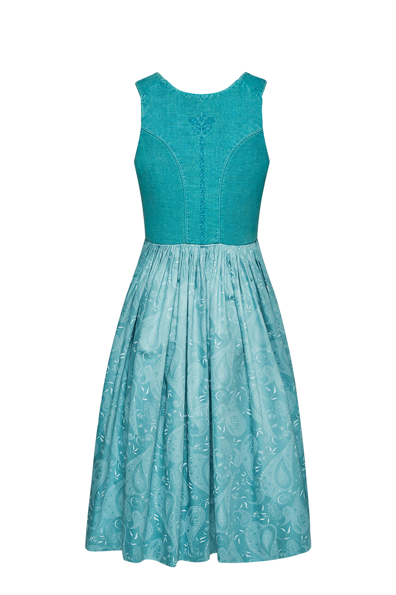g-ssl-stickerei-dirndl-blau-70cm-aus-bauernleinen image 2