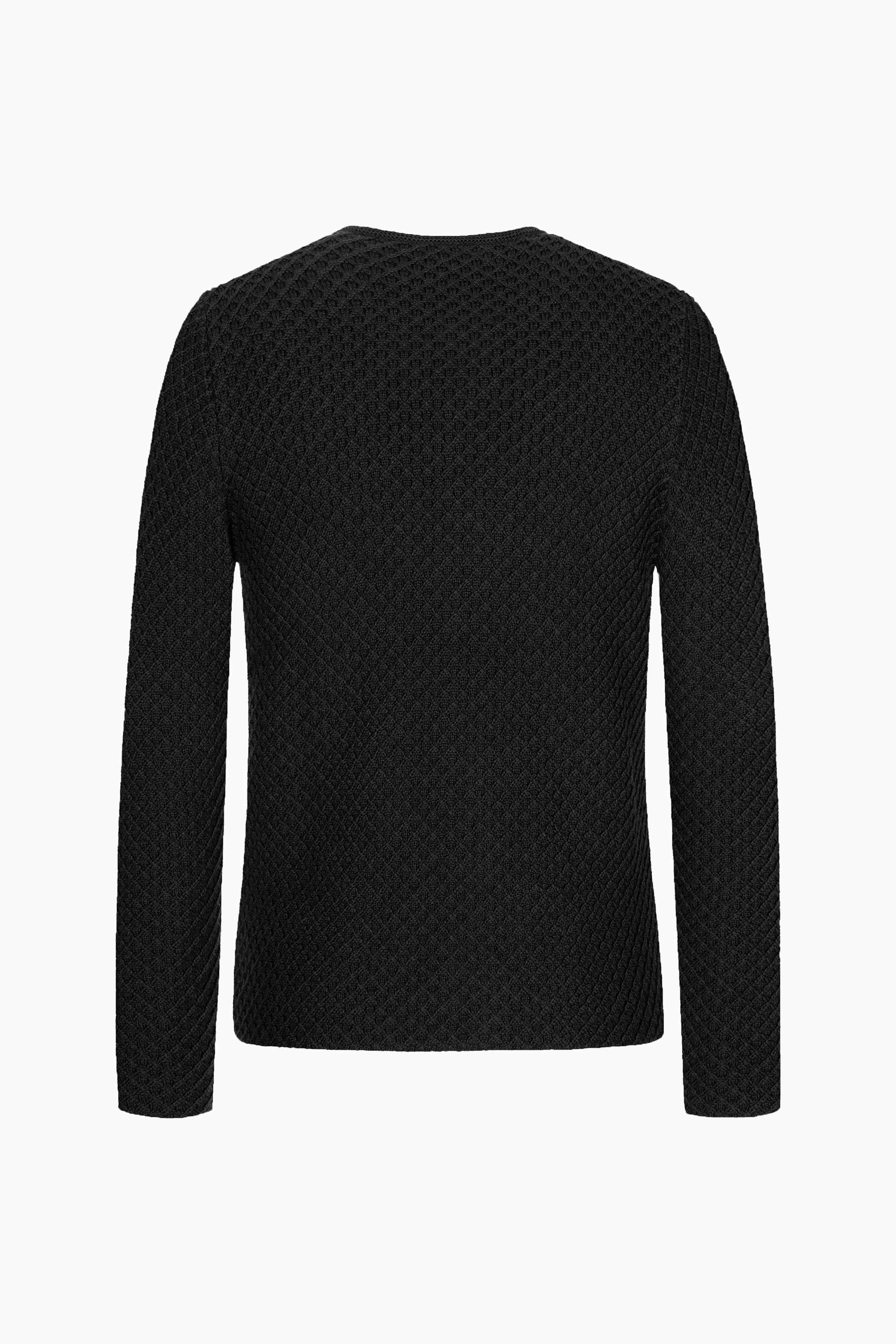 gottseidank-herrenstrickjacke-xaver-uni-im-waffelmuster-2 image 2