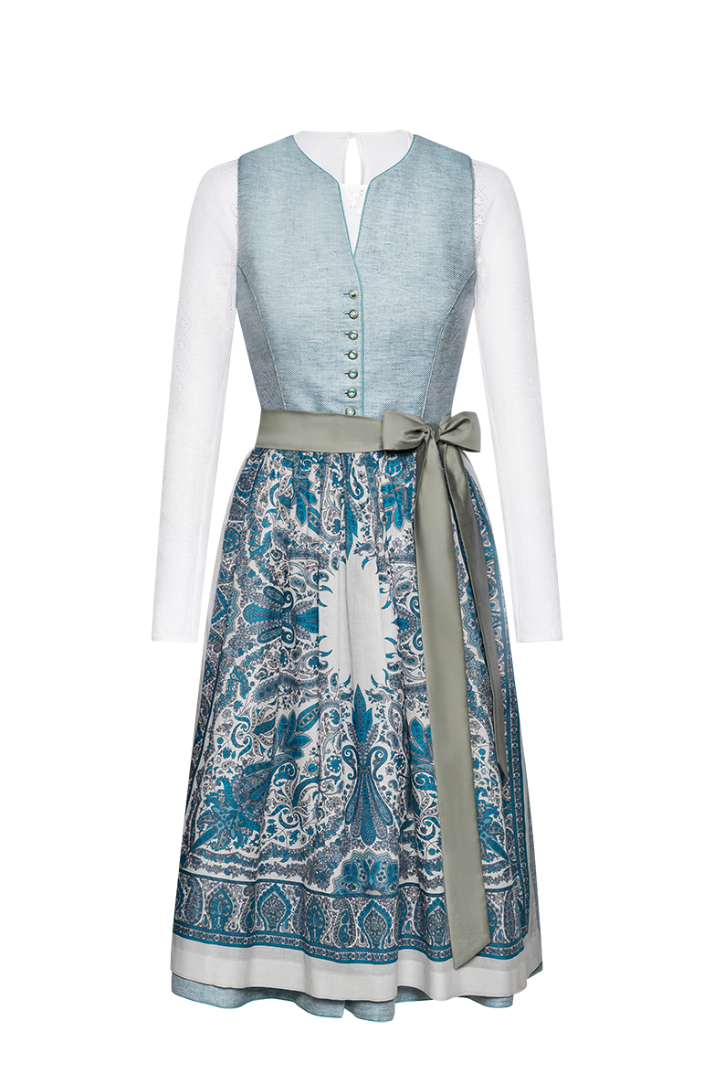 g-ssl-jacquard-dirndl-baumwolle-leinen-blau-70-cm-damen image 4