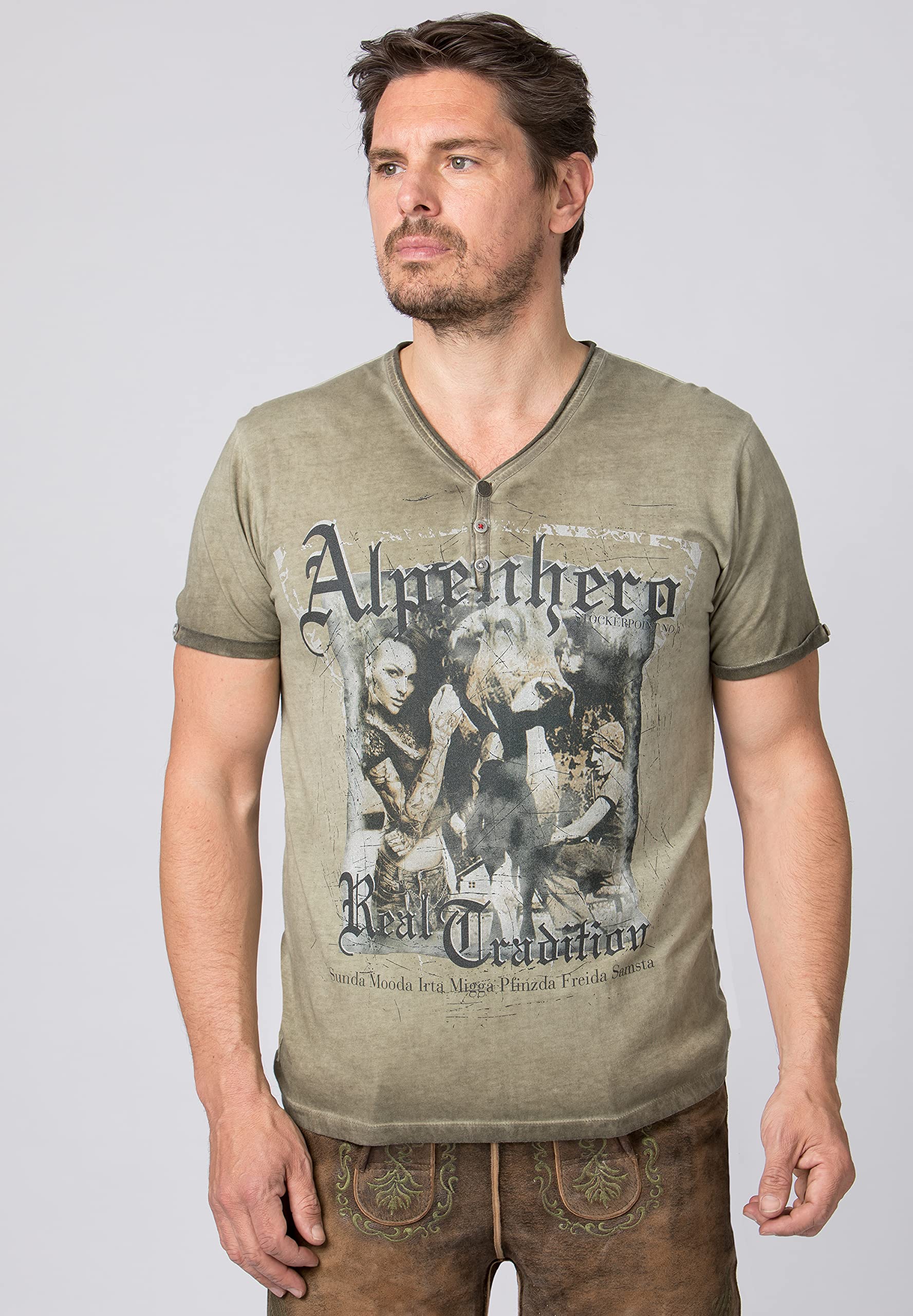 stockerpoint-alpenhero-trachtenshirt-herren-sand-v-ausschnitt image 4