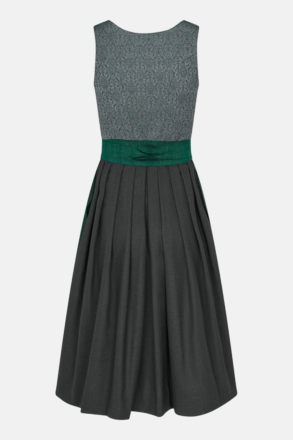felicitas-damen-dirndl-deleila-70-cm-anthrazit-jacquard-mieder image 2