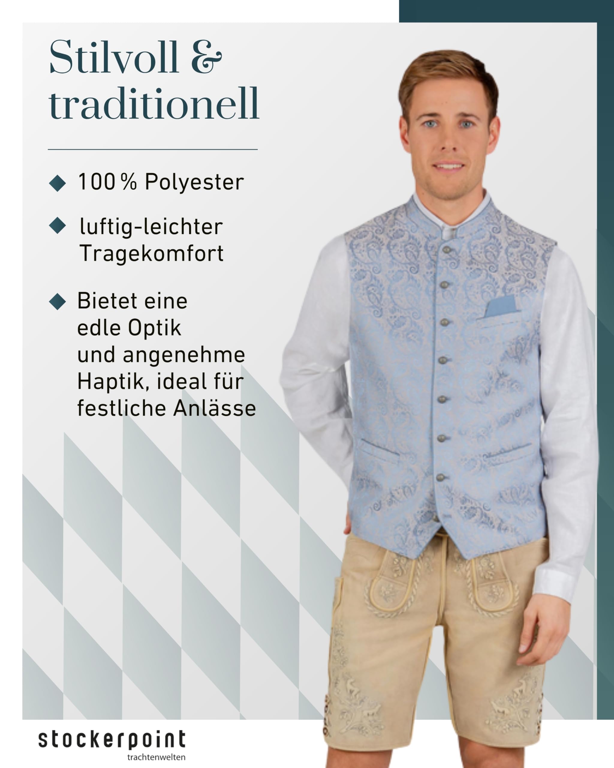 bergfeuer-herren-trachtenweste-silvano-1er-pack image 2