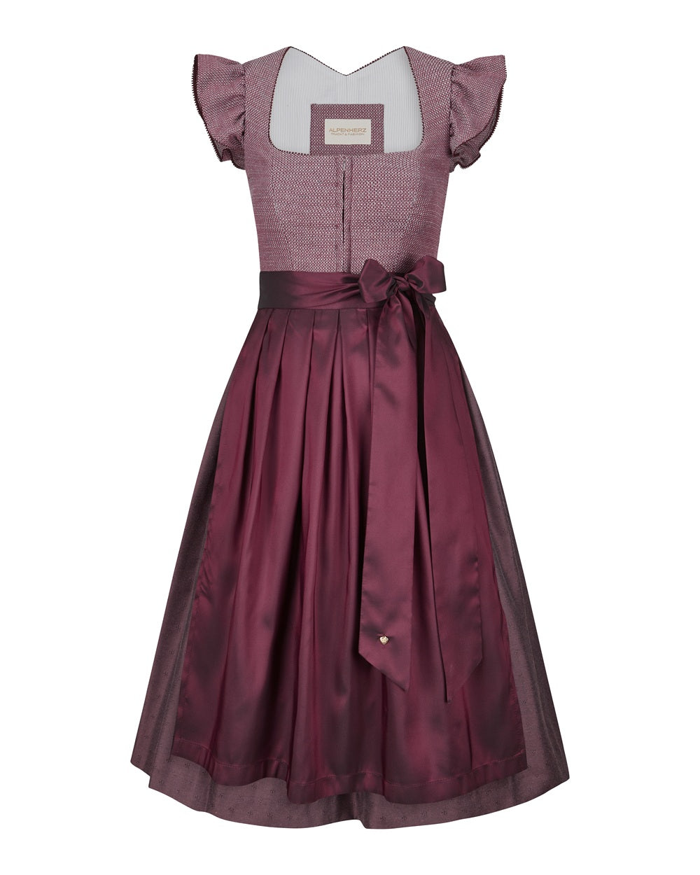 alpenherz-dirndl-ida-beerenton-herbst-dirndl-wolle-seide image 1