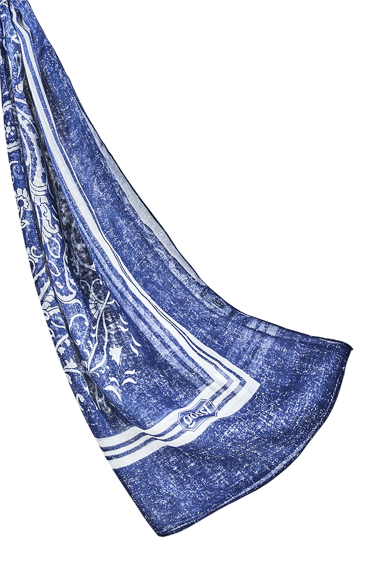 g-ssl-baumwolltuch-halstuch-blau-mit-lampasse image 3