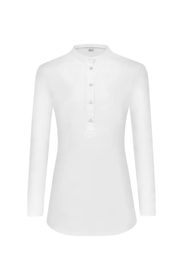 g-ssl-kerbschnitz-shirt-wei-tunika-aus-baumwollsatin-jersey image 1