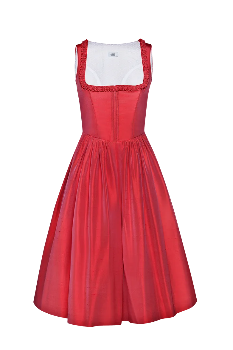 g-ssl-edel-sei-die-frau-festtagsdirndl-aus-dupion-seide-rot-70-cm image 1