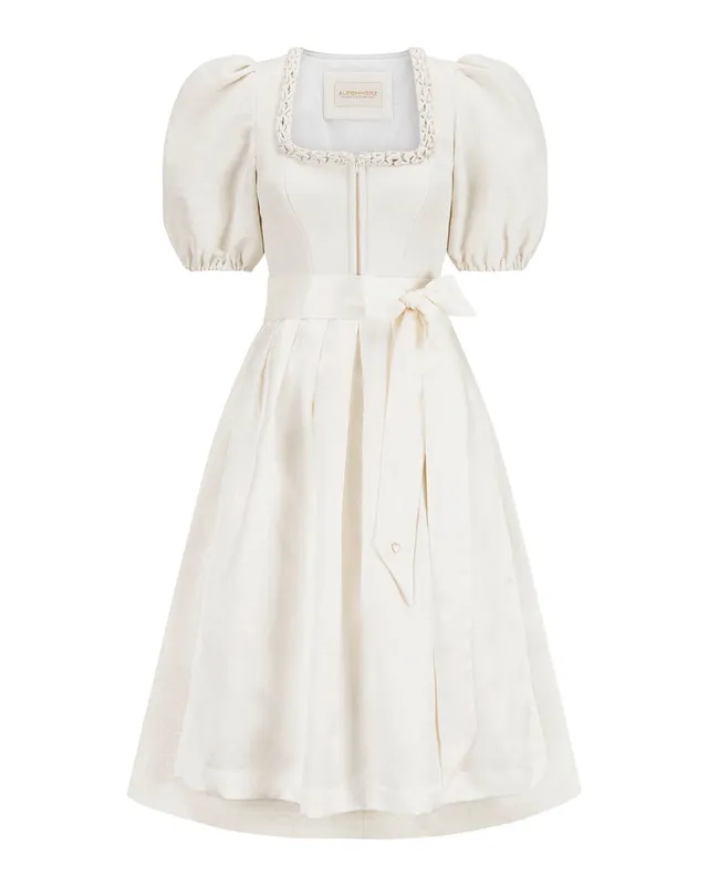 alpenherz-hochzeitsdirndl-lorelei-mit-puffarm-damen-brautdirndl image 1