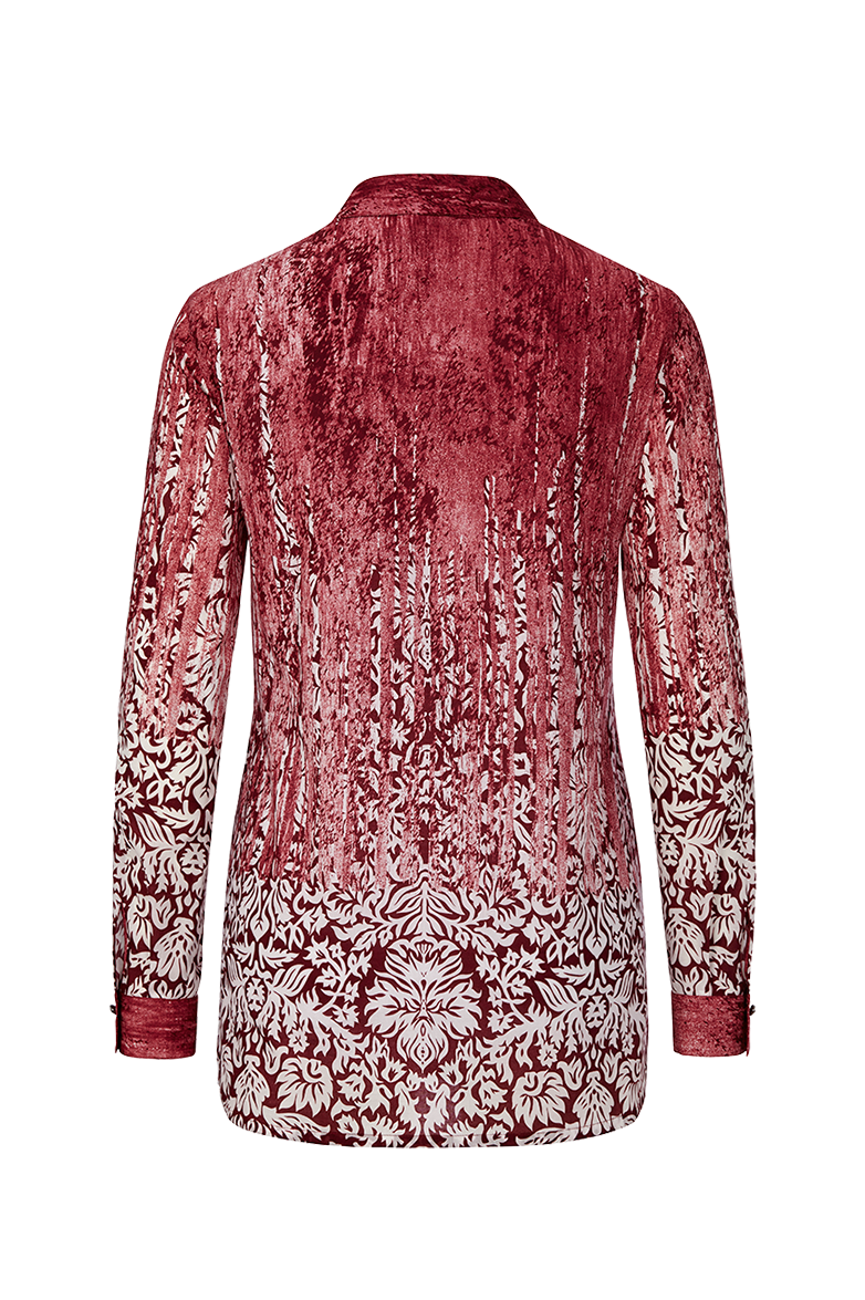 g-ssl-traum-damen-longbluse-rot-mit-d-grad-blattmuster image 2