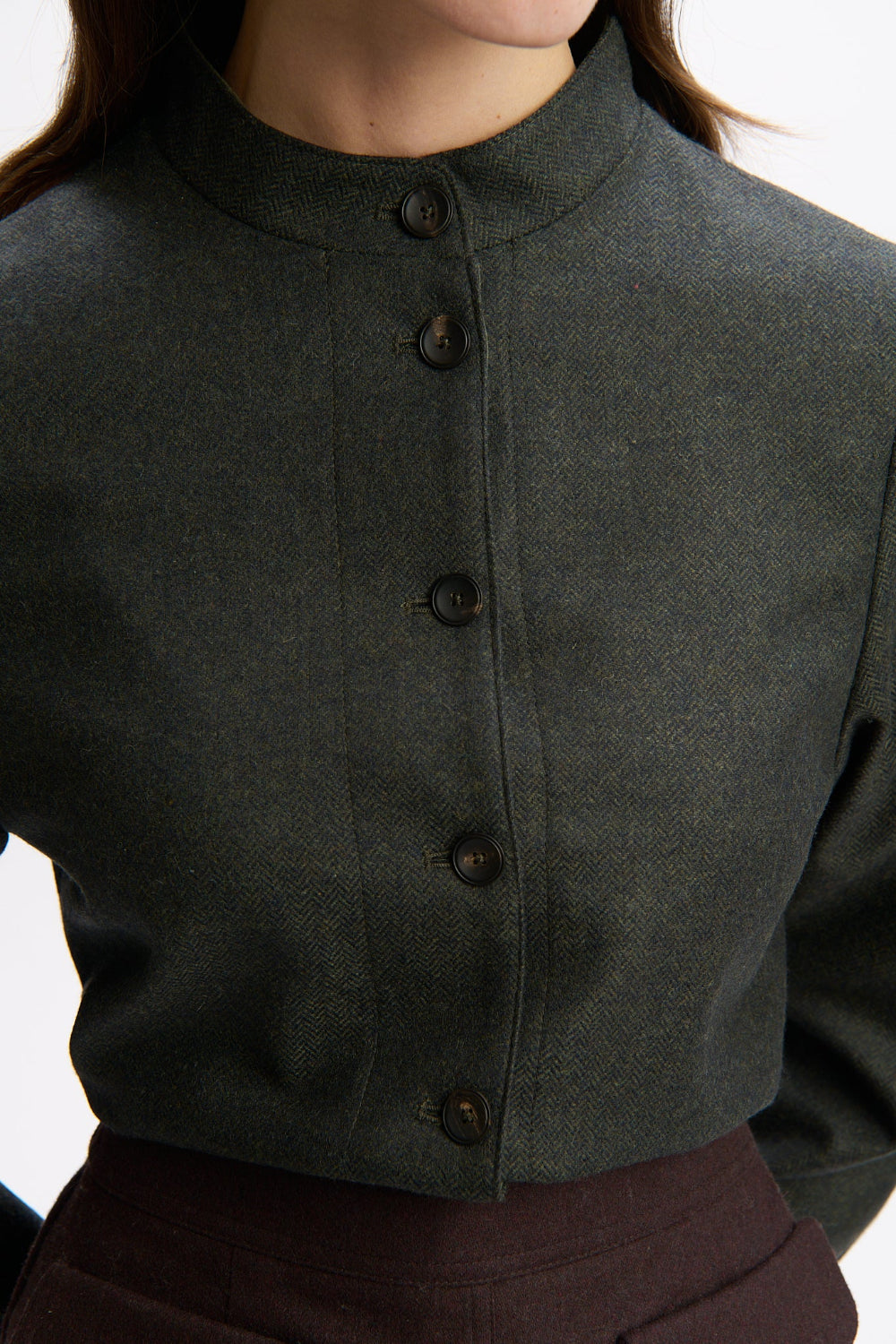 felicitas-damen-jacke-josana-wollmischung-stehkragen image 3