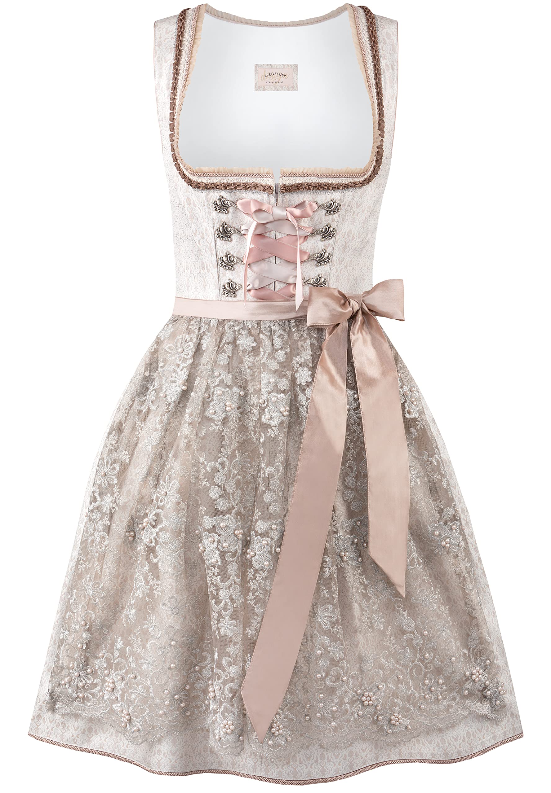 stockerpoint-dirndl-evianne-taupe-mit-spitzensch-rze image 1