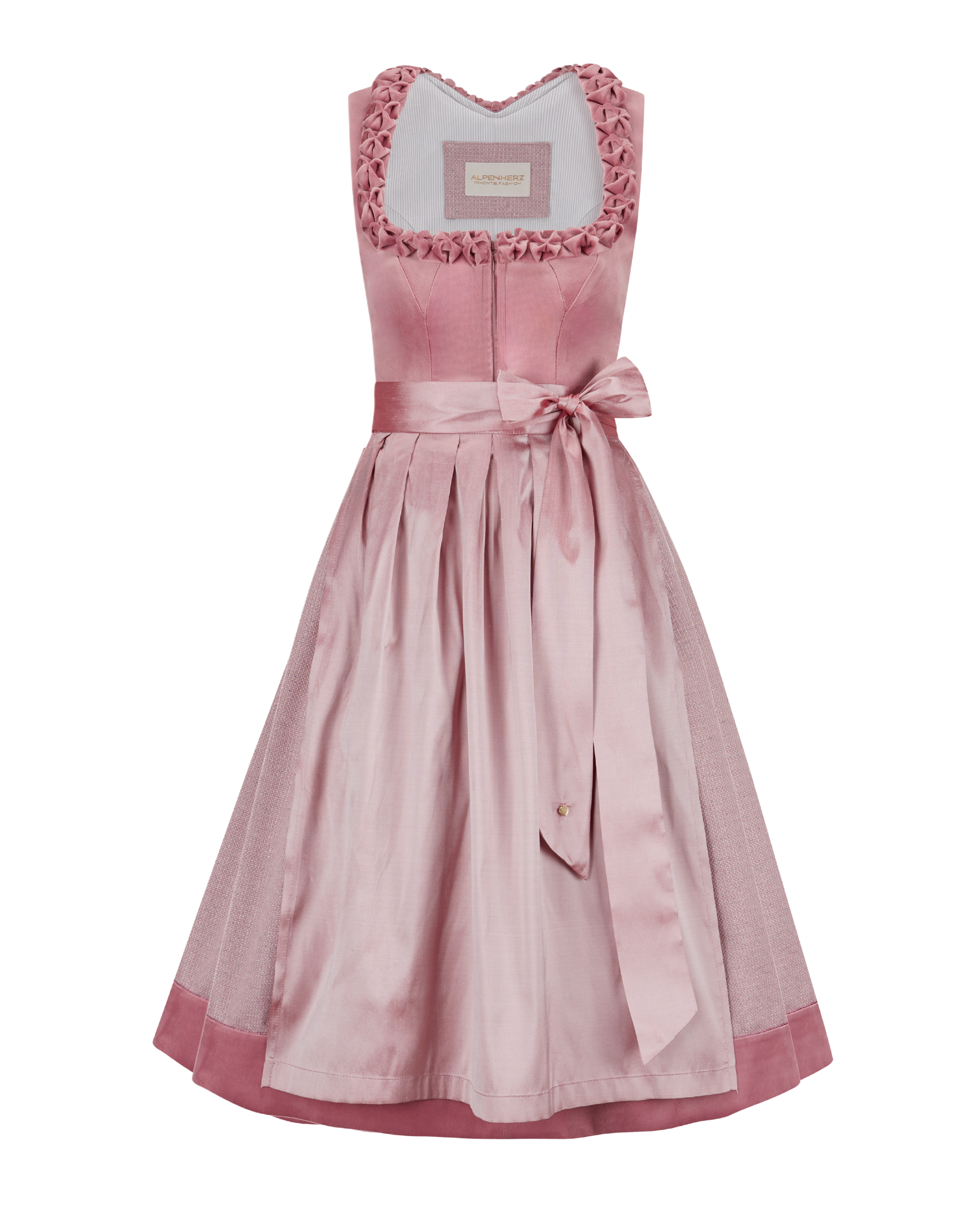 alpenherz-dirndl-rosalie-ros-samt-dirndl image 1