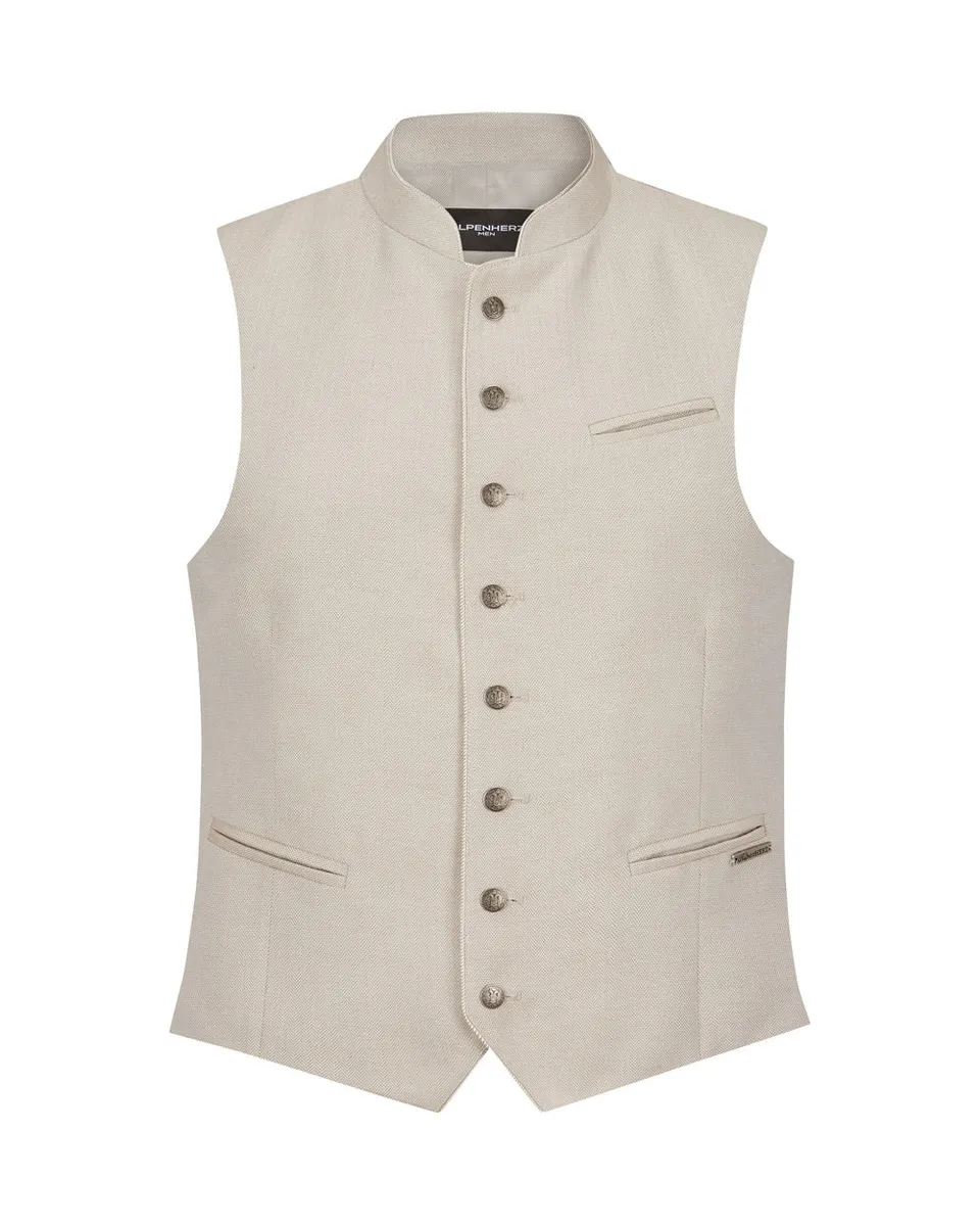 alpenherz-weste-sebastian-beige-trachtenweste-herren image 1