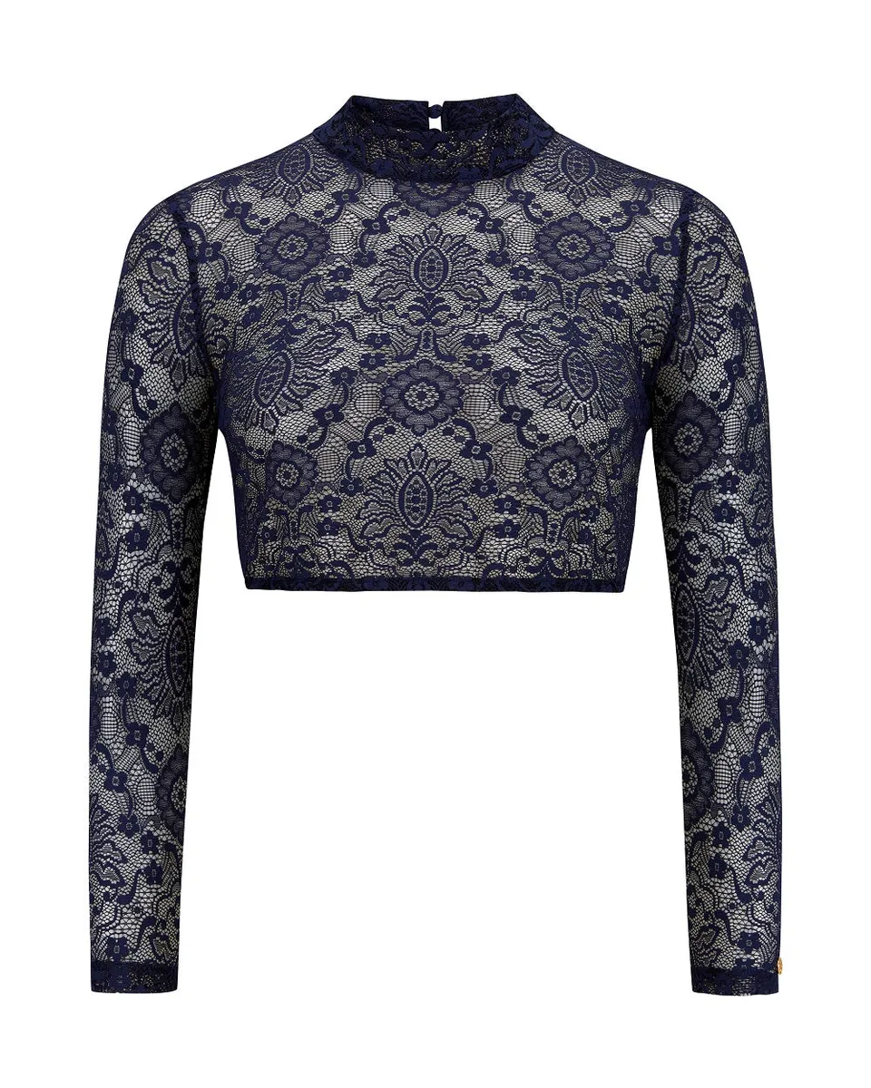 alpenherz-bluse-viola-dirndlbluse-blau-mit-stehkragen image 1