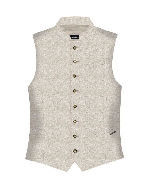 alpenherz-weste-marlo-beige-trachtenweste-herren-hochzeit image 1