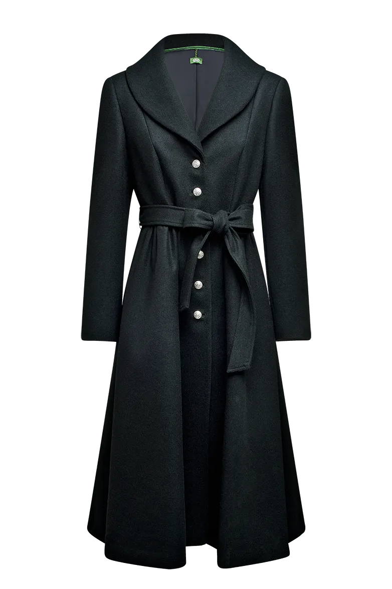 g-ssl-dirndlmantel-grau-schwarz-trachtenmantel-damen image 1