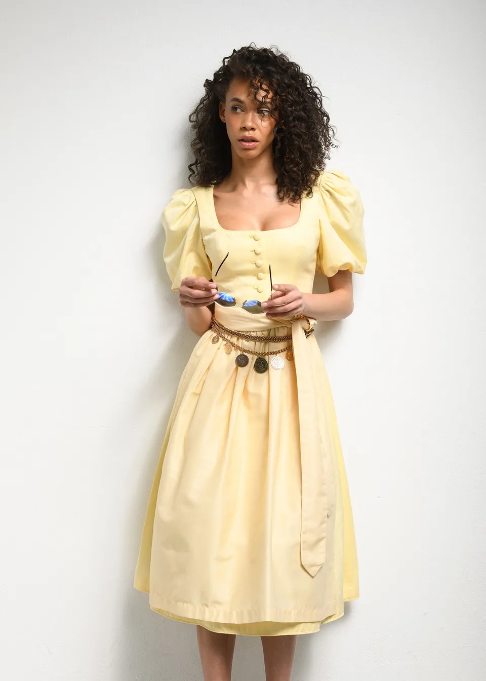 alpenherz-dirndl-lynn-twin-puff-fl-gel-butter-yellow image 1