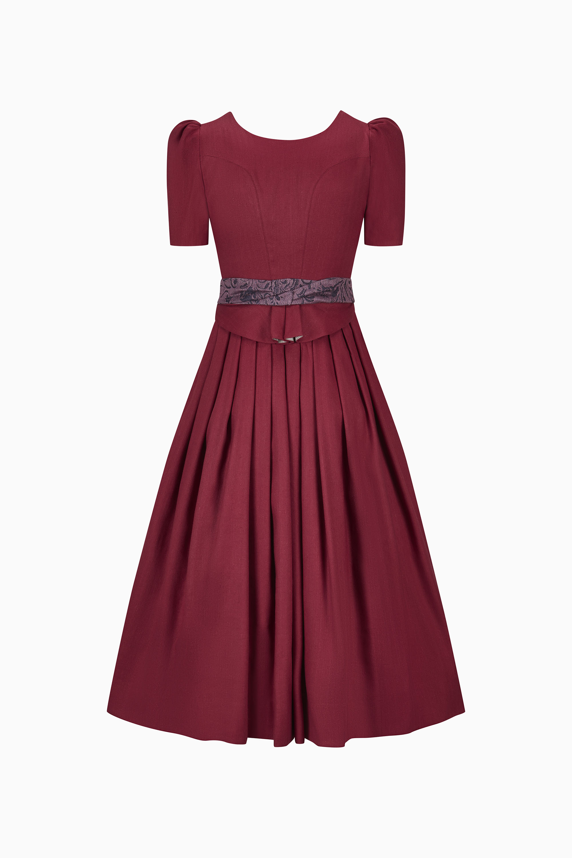 gottseidank-dirndl-hanni-dirndl-mit-geradem-ausschnitt-halblangem-puffarm-und-sc image 2