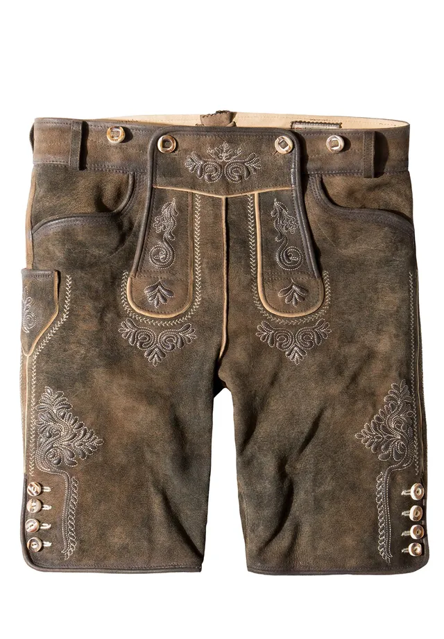 stockerpoint-herren-lederhose-trachtenlederhose-lang-kniebund image 1