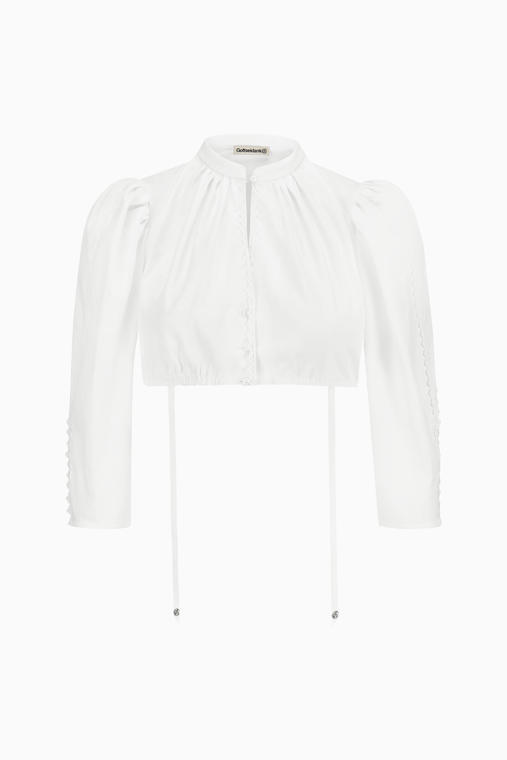 gottseidank-dirndlbluse-rebecca-mit-stehkragen-und-puff-rmel image 1
