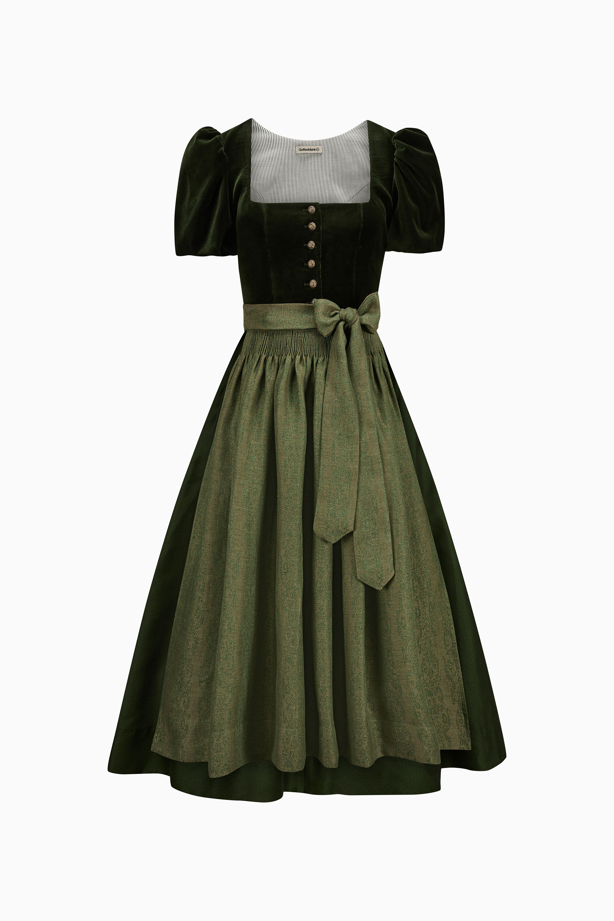gottseidank-dirndl-laura-mit-geradem-ausschnitt-und-kurzem-puffarm-3 image 1