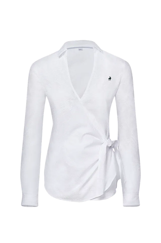 g-ssl-wickelbluse-damen-baumwolle-bestickt-mit-bindeb-ndern image 1