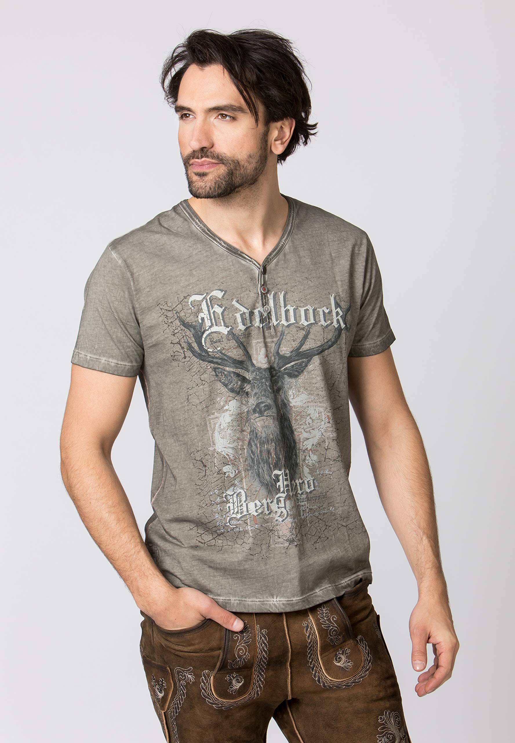 stockerpoint-herren-berghero-trachtenshirt-hirsch-print-v-ausschnitt image 3
