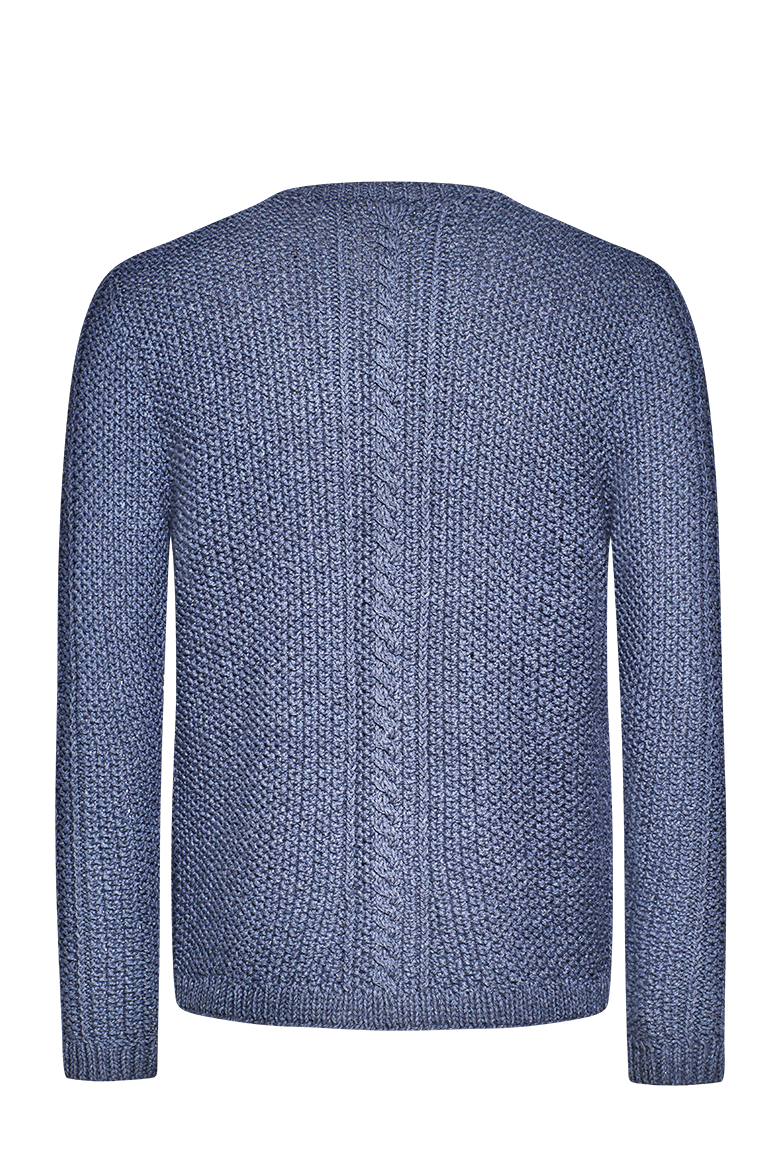 g-ssl-strickjacke-handstrick-schurwolle-grau-herren image 2
