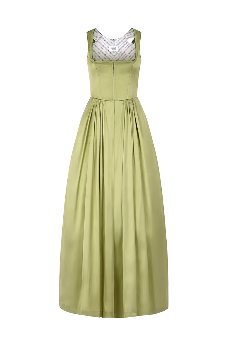 g-ssl-gern-haben-tuat-guat-hochzeitsdirndl-aus-seide-in-gr-n-104-cm image 1