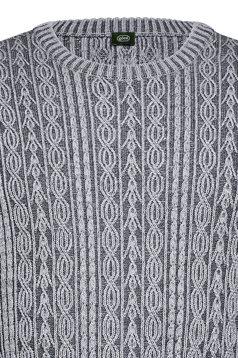 g-ssl-strickpullover-schurwolle-model-grau-schwarz-herren image 3