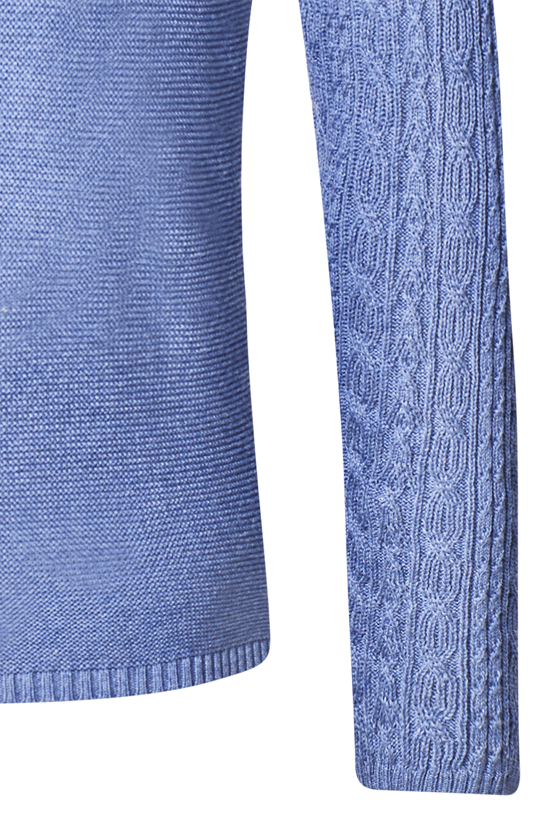 g-ssl-m-nner-strickjacke-links-links-mit-stutzenmuster-blau image 6