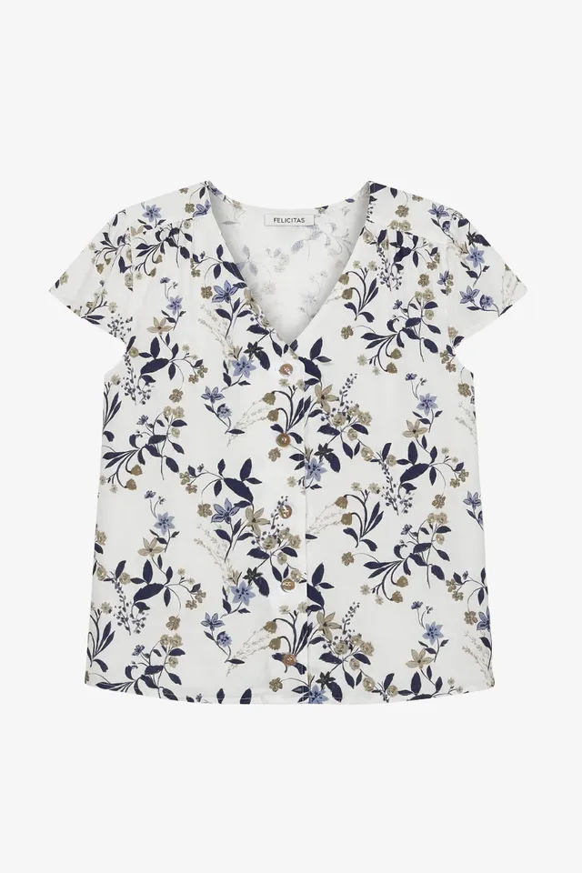 felicitas-damen-bluse-bina-v-ausschnitt-fl-gel-rmel-viskose image 1