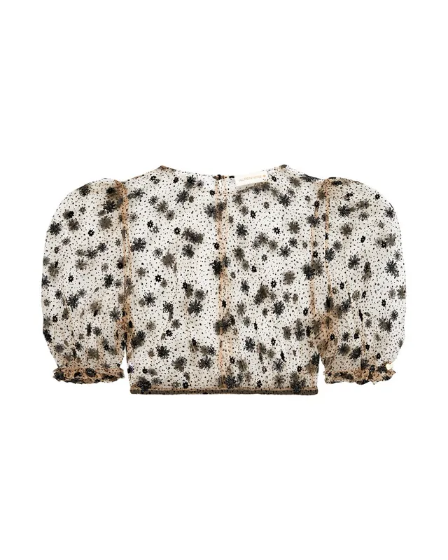 alpenherz-bluse-kim-puffarm-schwarz-glitzer image 1