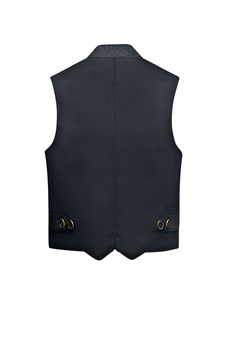 g-ssl-gilet-f-r-buben-kinder-trachten-gilet-grau-schwarz image 2