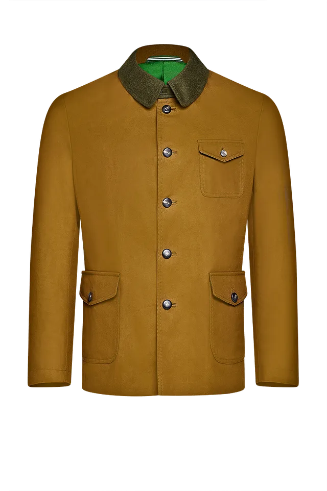 g-ssl-outdoor-jacke-gewachste-baumwolle-braun-herren image 1