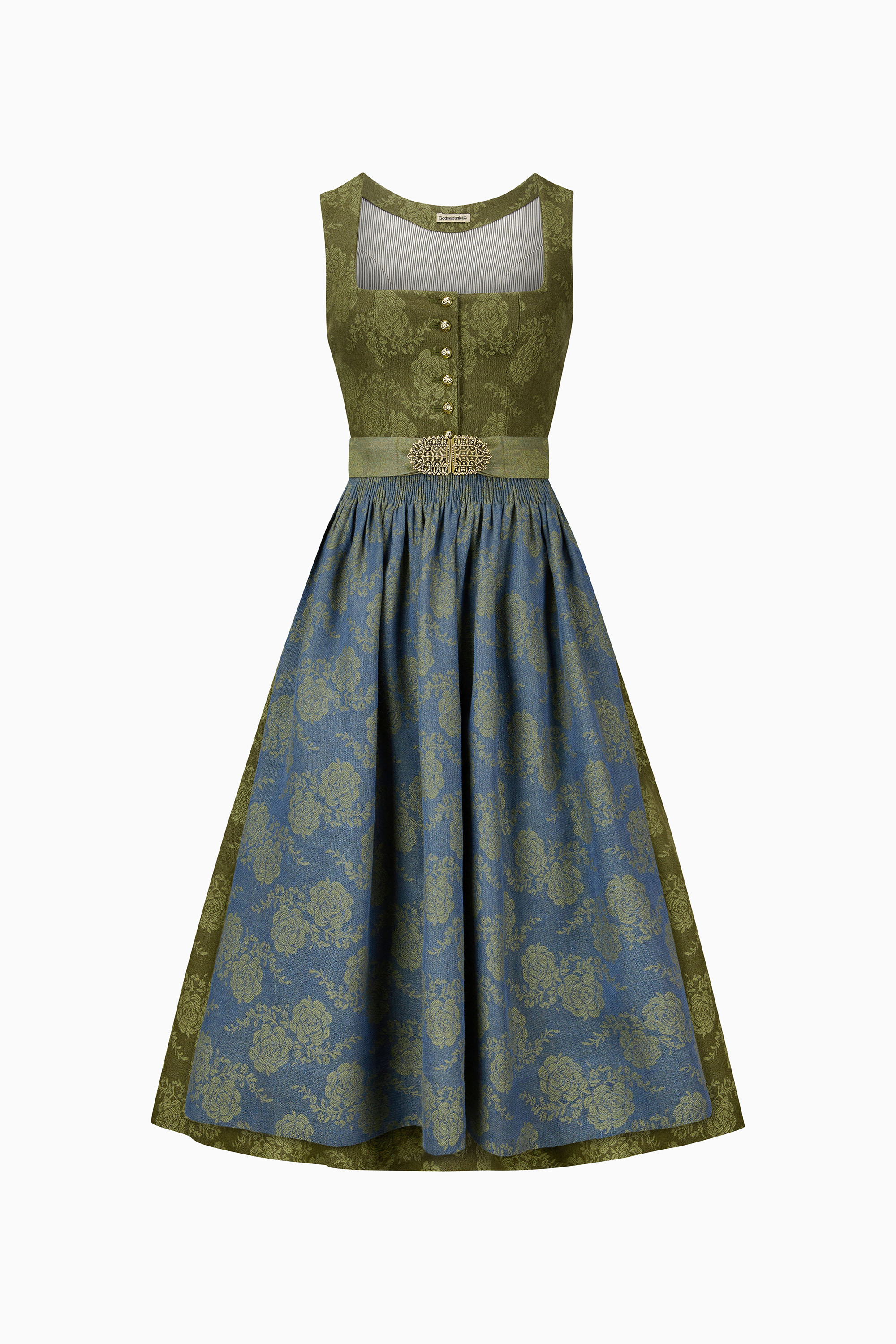 gottseidank-dirndl-babette-dirndl-mit-geradem-ausschnitt-und-faltenrock image 5