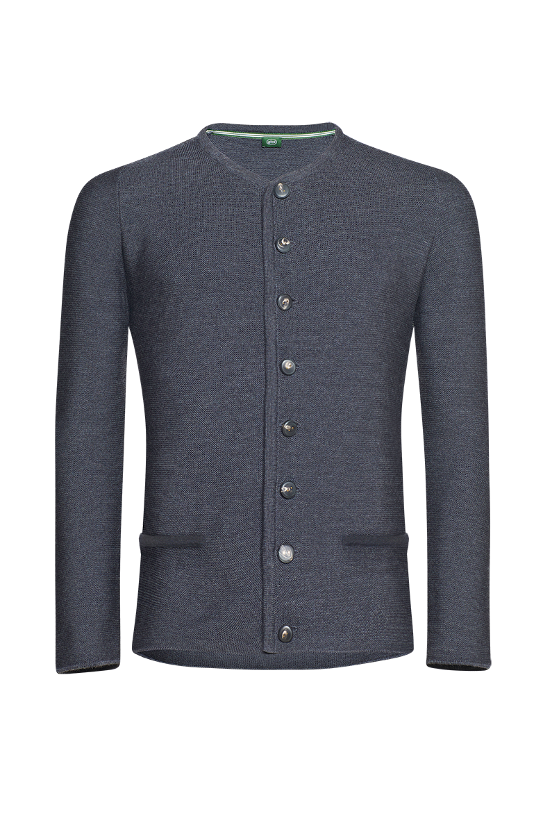 g-ssl-strickjacke-blau-schurwolle-links-links-mit-bein-kn-pfen image 1