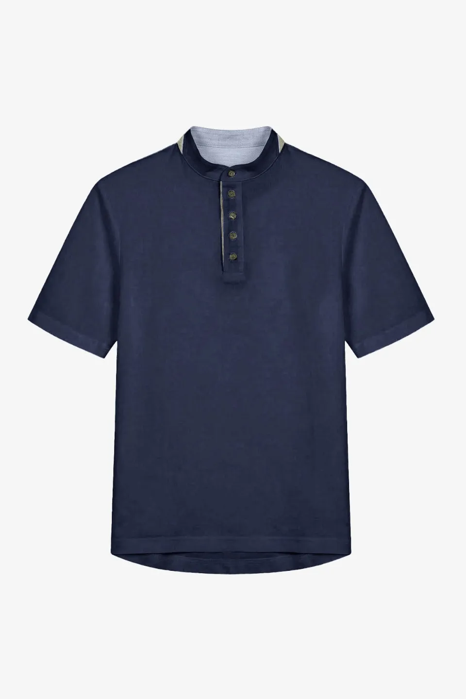 felicitas-herren-shirt-paul-leinen-polo-kurzarm-stehkragen image 1