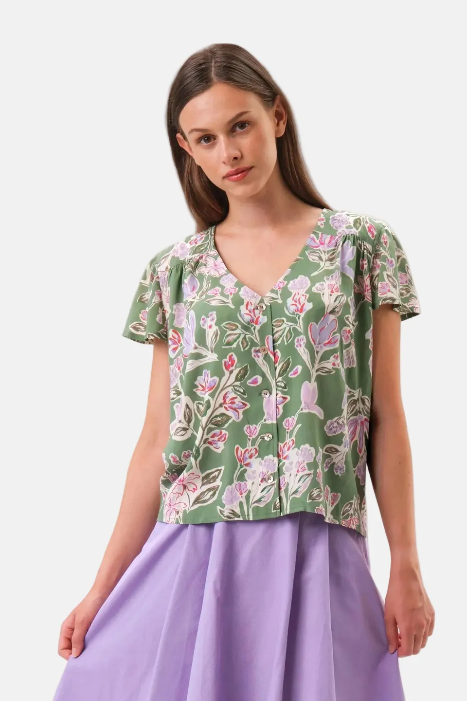 felicitas-damen-bluse-bina-v-ausschnitt-fl-gel-rmel image 1