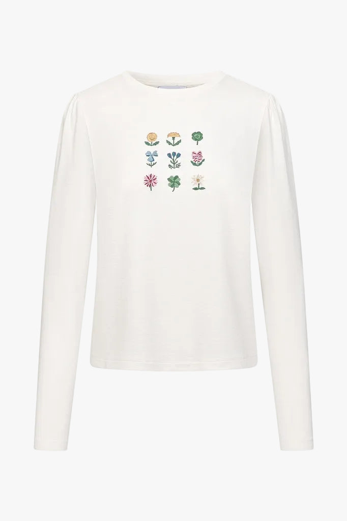 felicitas-lore-damen-longshirt-viskose-blumenstickerei image 1