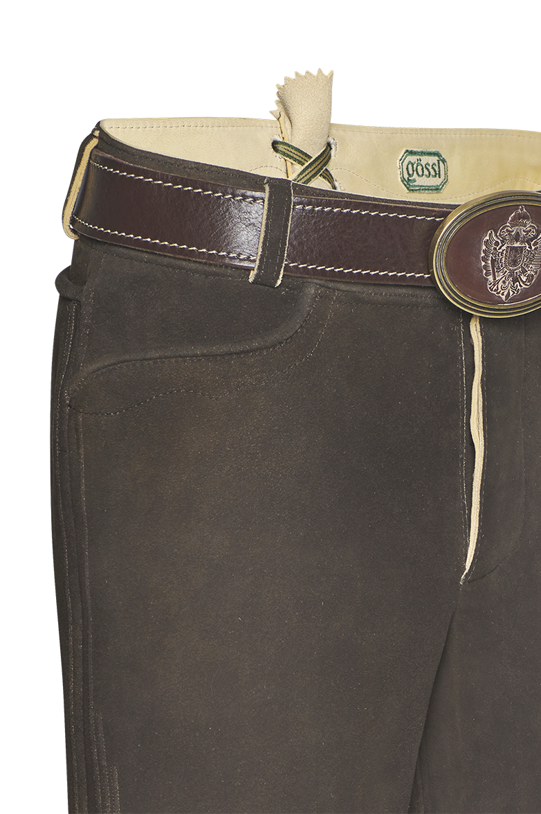 g-ssl-lederhose-mit-klassischem-verschluss-hirschleder-in-braun image 5