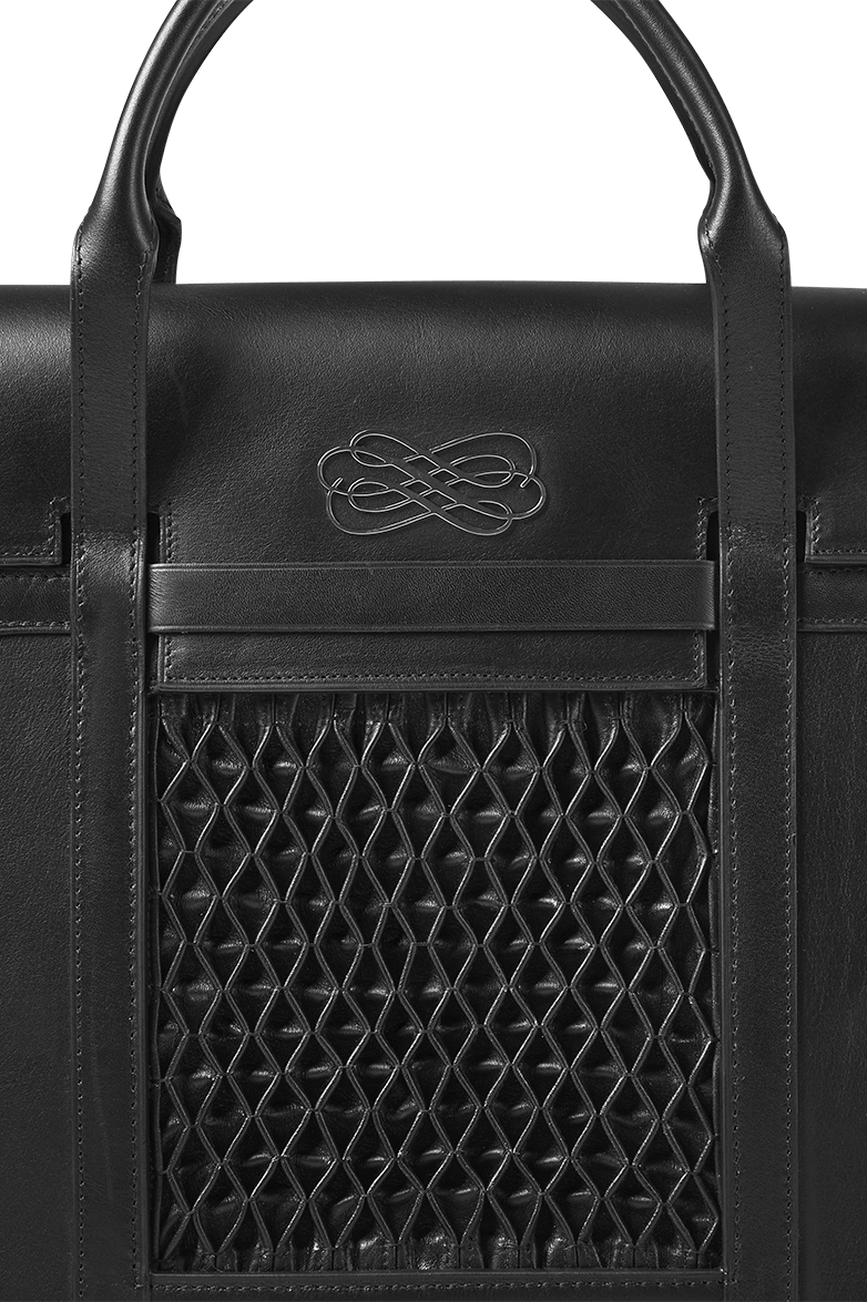 g-ssl-die-klassische-satchel-handtasche-glattleder-mit-smokarbeit image 5