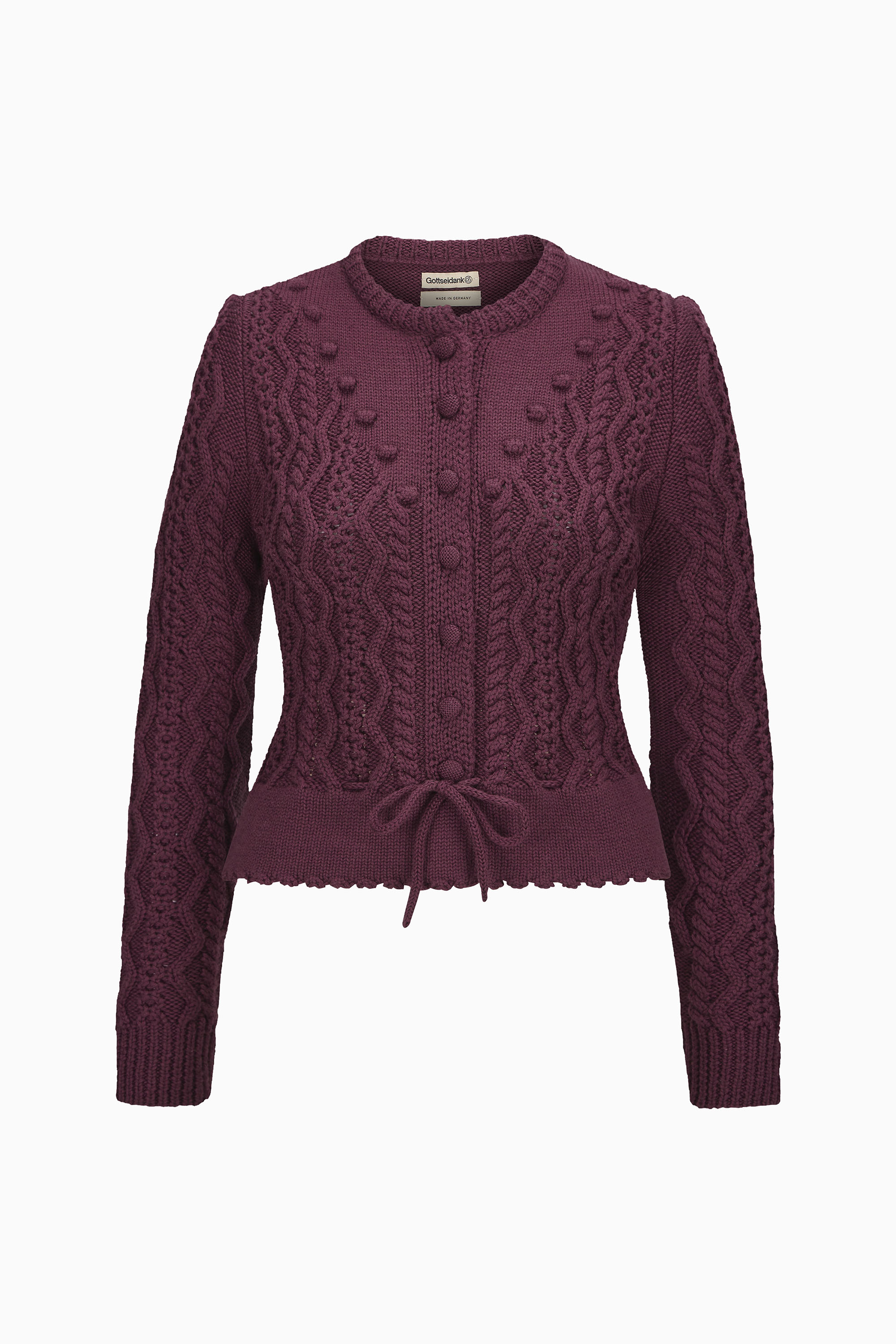 gottseidank-damenstrickjacke-lene-strickjacke-mit-zopfmuster-2 image 1