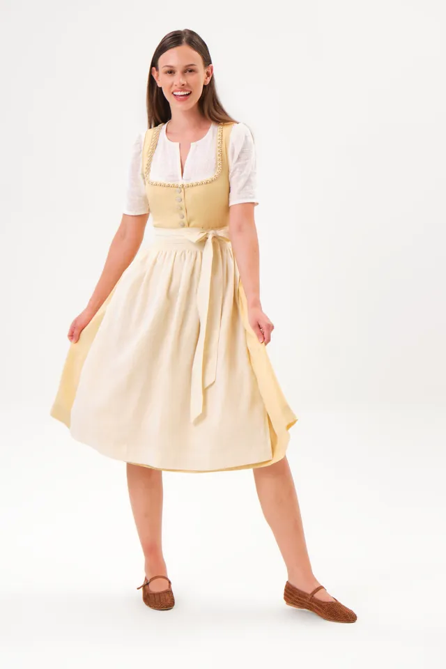 felicitas-dirndl-doro-damen-lindenbl-te-mit-sch-rze image 1