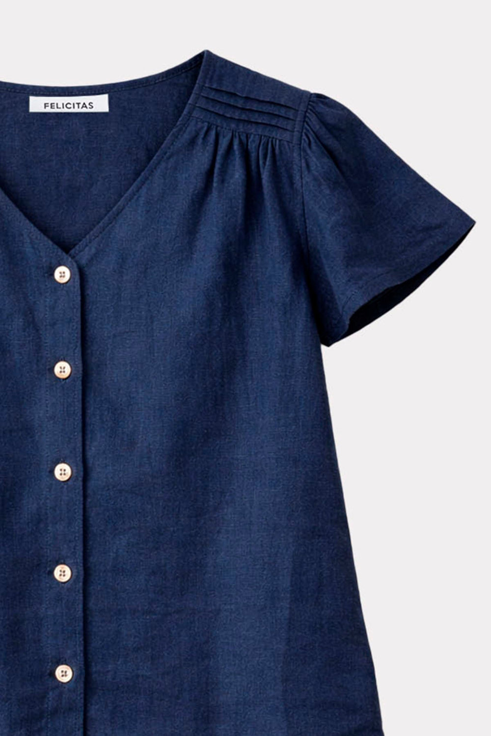 felicitas-damen-bluse-bina-leinen-viskose-bluse-mit-v-ausschnitt image 3