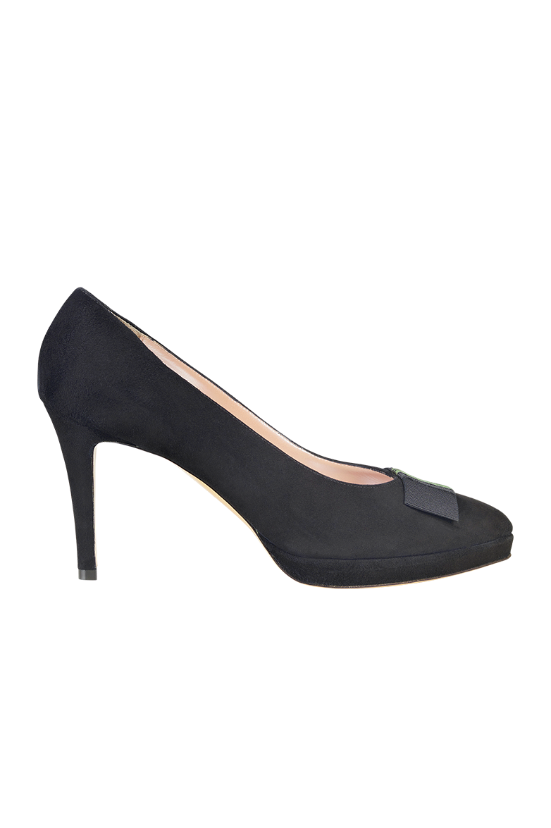g-ssl-hoch-hinaus-high-heels-gr-n-veloursleder-mit-lampassenschleife image 5