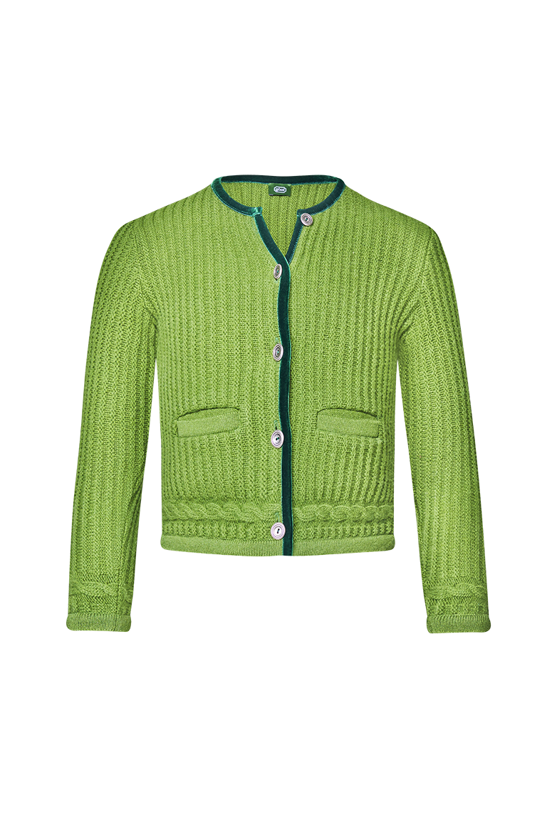 g-ssl-klassik-jacke-kinder-strickjacke-gr-n image 1
