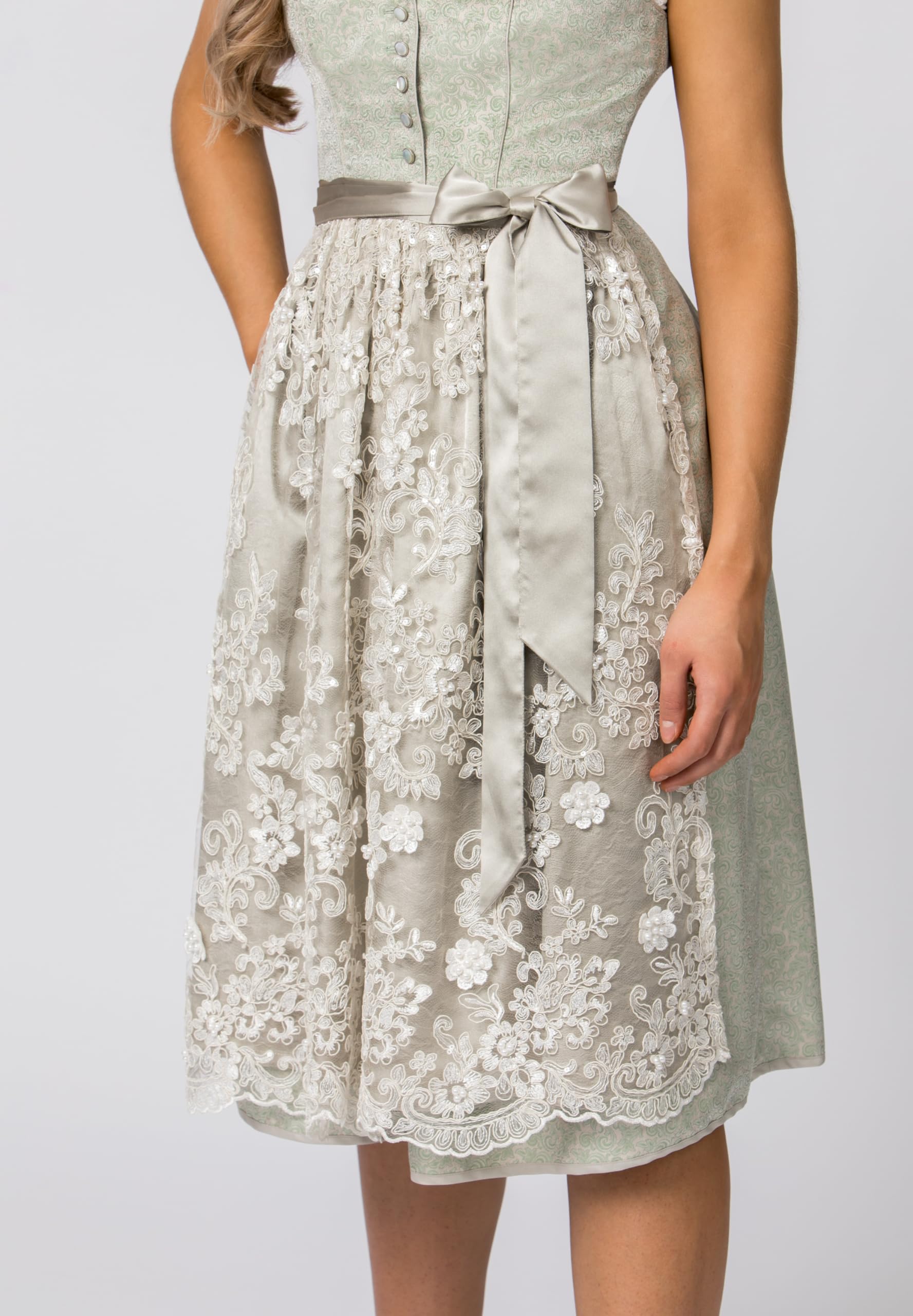 stockerpoint-jane-damen-dirndl-salbei-jacquard-schalkragen image 3