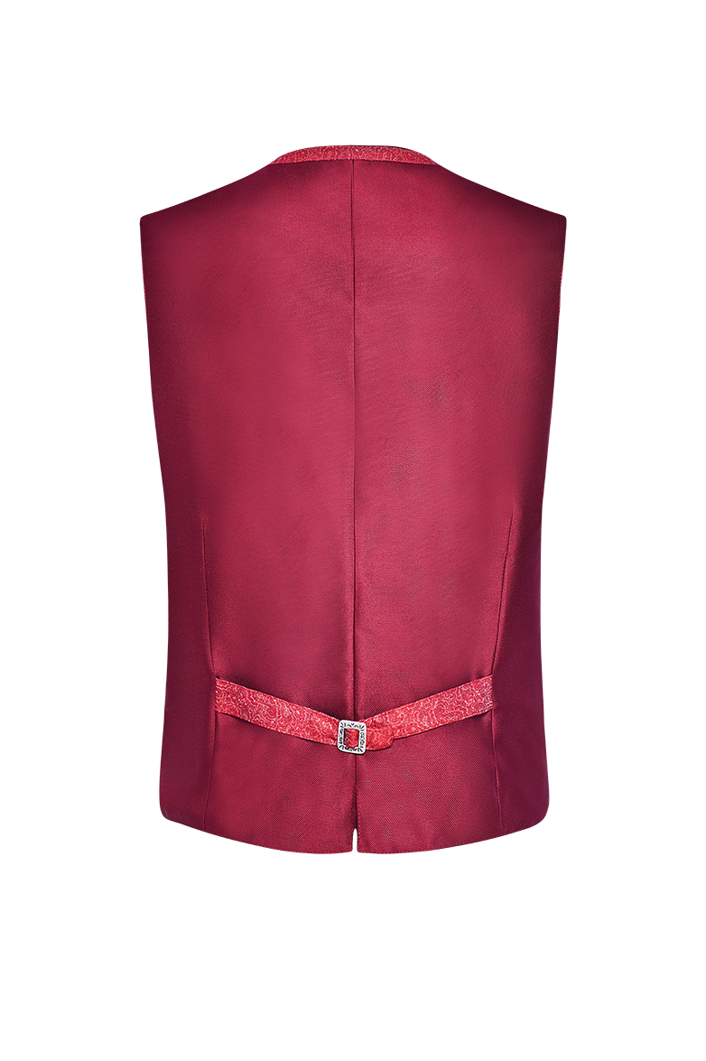 g-ssl-gilet-lichtspiele-herren-jacquardseide-rot image 2